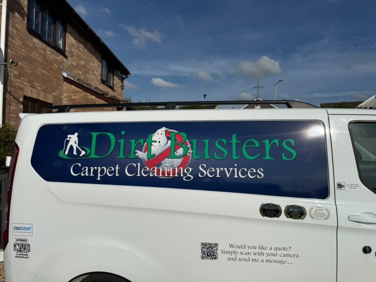 Dirt Busters branded van