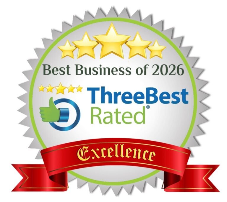 ThreeBest Rated Best Business of 2026 award